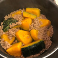 きよっきよ's cooksnap of when they made ほったらかしで簡単！カボチャと挽肉の煮物.