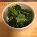 akichou's cooksnap of when they made 超簡単！！春菊のお浸し♪.