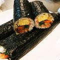 ムキサマ's cooksnap of when they made 恵方巻にどうですか？太巻きの巻き方.