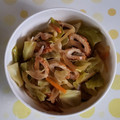 紅茶とチーズケーキ's cooksnap of when they made めっちゃ簡単♪キャベツと竹輪のさっと煮.