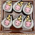 ひろ❤みち's cooksnap of when they made 節分★恵方巻・鬼巻き寿司.
