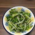 ちゃすたろう's cooksnap of when they made おつまみ5分で絶品☆もやし＆豆苗のナムル.