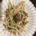クックHCEK3M☆'s cooksnap of when they made シャキシャキもやしとメンマの炒めもの.