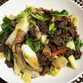 ◆どらしま◆'s cooksnap of when they made 簡単夕食！牛肉とキノコ炒め.