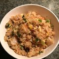 栗丸うさぎ's cooksnap of when they made 焼き肉のタレで簡単！チャーハン.