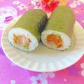 hikarin♪'s cooksnap of when they made 唐揚げの恵方巻き♪.