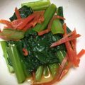 anemonenan's cooksnap of when they made おひたしつゆの黄金比（小松菜）.