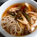 ☆クッキングパンダ☆'s cooksnap of when they made おだしがしみたきざみあげでしめじ蕎麦.