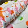 ヨメカノ's cooksnap of when they made ハッピー生春巻きの恵方巻き.