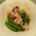 saoricoco's cooksnap of when they made ササッとスナップエンドウと豚バラの煮物.