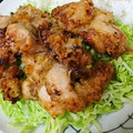 遅咲きの桜's cooksnap of when they made 簡単♫鶏もも肉の粒マスタード唐揚げ♬.