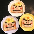 あるゴジラ's cooksnap of when they made 鬼さん☆トースト.