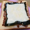 クックOF601O☆'s cooksnap of when they made 納豆海苔マヨチーズトースト.