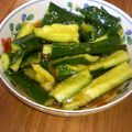 はむじぶ。's cooksnap of when they made 家でお通しMenu胡瓜の簡単漬.