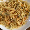 cuteharumi's cooksnap of when they made ✿とびっこパスタ✿.