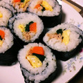 honey19's cooksnap of when they made 簡単☆家にあるもので恵方巻.