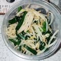 カスミ草とすみれ's cooksnap of when they made 簡単✿もやしとニラのナムル風.