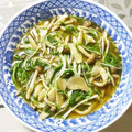 ふれんでぃあ's cooksnap of when they made 簡単☆水菜と茸のあっさり煮浸し柚子胡椒で.