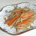 きらり流れ星's cooksnap of when they made お弁当に、簡単きんぴらごぼう.