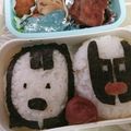 あいちむたん's cooksnap of when they made リサとガスパールのキャラ弁.