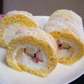 ともも太郎's cooksnap of when they made ビスキュイ生地で☆ロールケーキ.