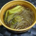 スプ☆'s cooksnap of when they made 春雨とチンゲン菜のスープ煮♪カレー味！.