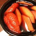 lunettes's cooksnap of when they made 寒い夜に！イチゴのホットワイン.