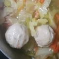 kyokoha's cooksnap of when they made 豚ひき肉の肉だんごと春雨のスープ.