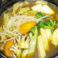 ウッシー母's cooksnap of when they made 麺つゆで簡単すぎるカレー鍋♪.