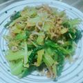 extra＊'s cooksnap of when they made 簡単もう一品♪小松菜としらすレモンナムル.