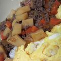 CoffeeCoco's cooksnap of when they made ひき肉で✿和風オムレツ～卵とじ風✿ランチにおもてなしに♡.