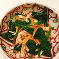 もふモフもふモフ's cooksnap of when they made ＊チキン＆ほうれん草のサラダ＊.