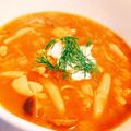 まにゃ07's cooksnap of when they made 鶏と玉ねぎとキノコのバルサミコ風味スープ.