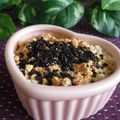 ayureo's cooksnap of when they made スイーツ？おからゴマきなこ★.