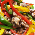 菜つ実☆ミ's cooksnap of when they made 簡単♪豚肉の青椒肉絲♡.