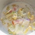 まゆやまさん's cooksnap of when they made 白菜入りカリフラワーとベーコンのシチュー.