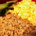 めのおう's cooksnap of when they made 究極の鶏そぼろ丼☆.