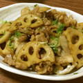 こにた's cooksnap of when they made れんこんと豚肉の甘辛炒め.