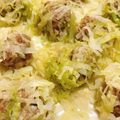 にじいろリンゴ's cooksnap of when they made レンジでキャベツの花シュウマイ.