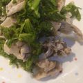 えびえり's cooksnap of when they made 簡単♪わさび菜と豚肉のマヨソテー.
