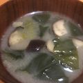 クック9TCCB0☆'s cooksnap of when they made ナスとほうれん草のお味噌汁.