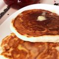 まうこ５５'s cooksnap of when they made HCM&卵なしでふんわりパンケーキ.
