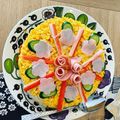 食べることが好き's cooksnap of when they made ひな祭りやお祝いに！簡単ちらし寿司ケーキ.