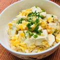 島子☆'s cooksnap of when they made 簡単フライパンで☆卵&豆腐丼.