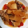 ☆アンシェル☆'s cooksnap of when they made 丸大根と豚バラ肉の煮物.