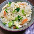 ☆さぶ☆☆'s cooksnap of when they made かぶの葉とじゃことにんじんの炊き込みご飯.