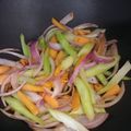 Lake☆Erie's cooksnap of when they made 新玉葱とセロリと牛肉のあっさりピリ辛炒め.