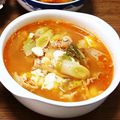 tkf1225's cooksnap of when they made 残ったキムチでキムチスープ♪.