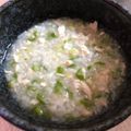 だるだる子's cooksnap of when they made 離乳食中期 *ささみとオクラのおかゆ*.