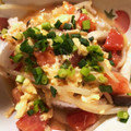 あたむ❤189's cooksnap of when they made もやしとトマトのあんかけ丼.